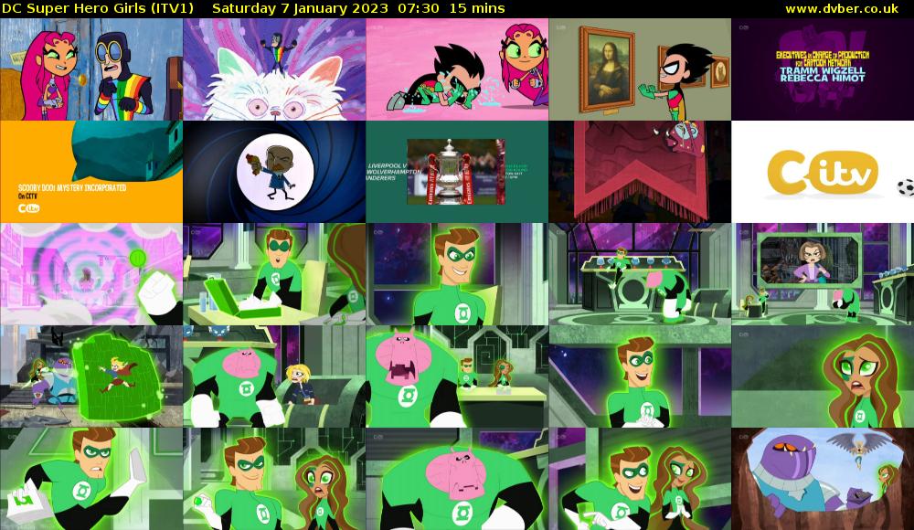 DC Super Hero Girls (ITV1) Saturday 7 January 2023 07:30 - 07:45