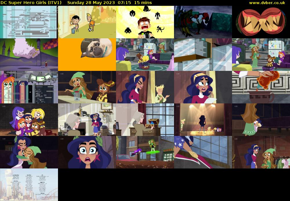 DC Super Hero Girls (ITV1) Sunday 28 May 2023 07:15 - 07:30