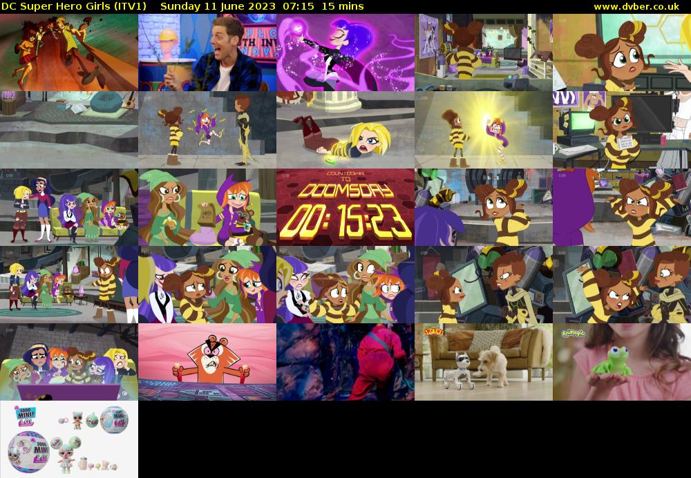 DC Super Hero Girls (ITV1) Sunday 11 June 2023 07:15 - 07:30