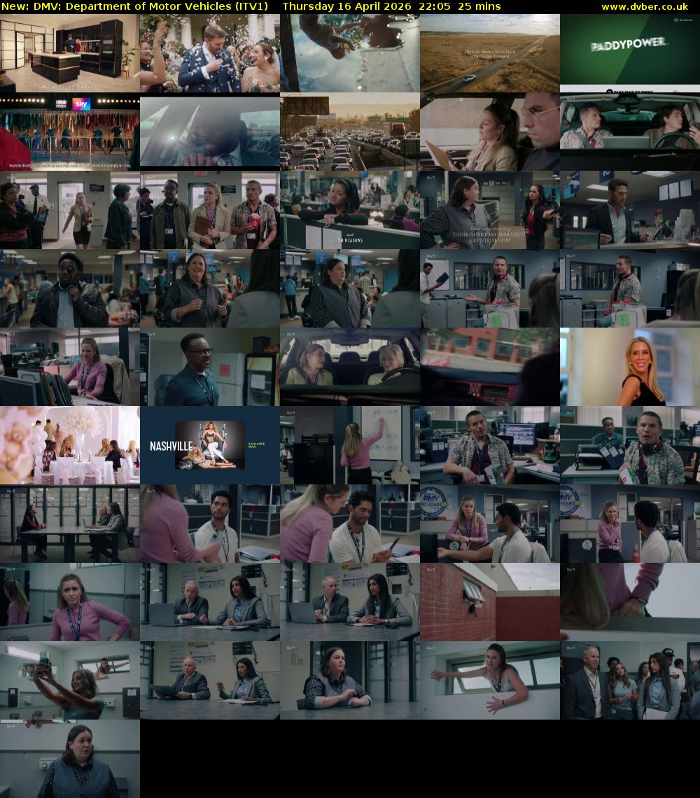 DMV: Department of Motor Vehicles (ITV1) Thursday 16 April 2026 22:05 - 22:30