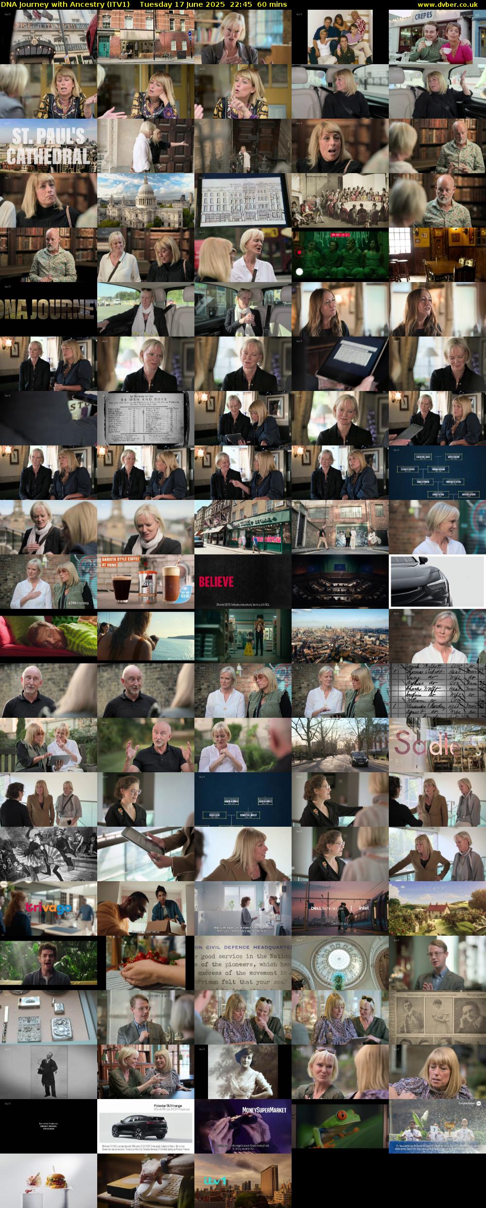 DNA Journey with Ancestry (ITV1) Tuesday 17 June 2025 22:45 - 23:45