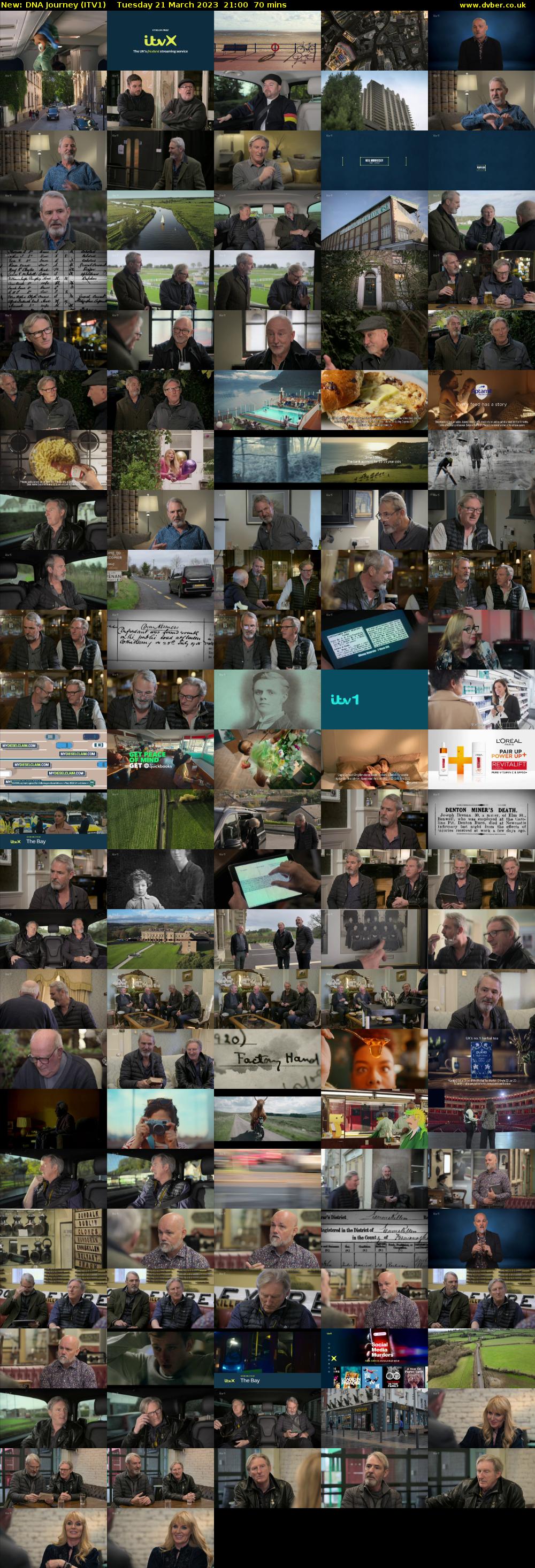 DNA Journey (ITV1) Tuesday 21 March 2023 21:00 - 22:10