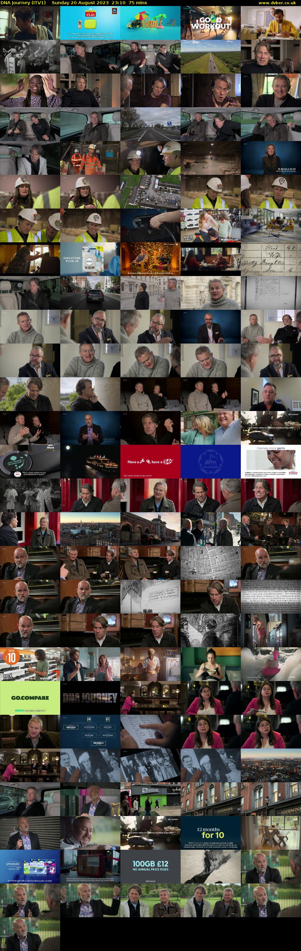 DNA Journey (ITV1) Sunday 20 August 2023 23:10 - 00:25