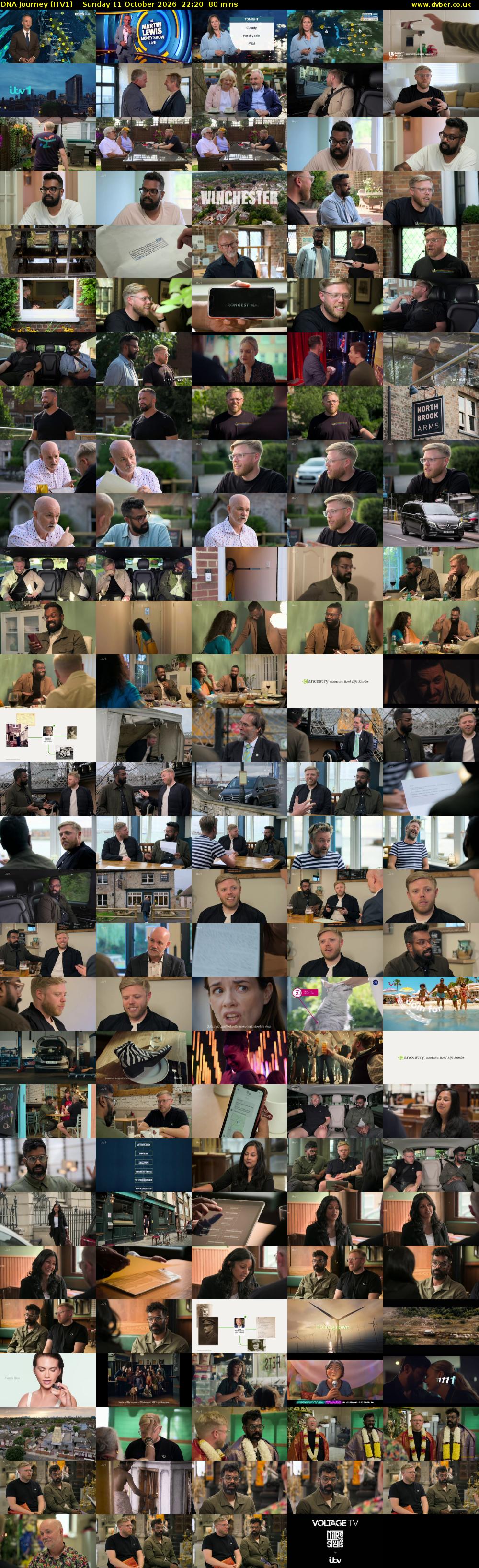 DNA Journey (ITV1) Sunday 11 October 2026 22:20 - 23:40