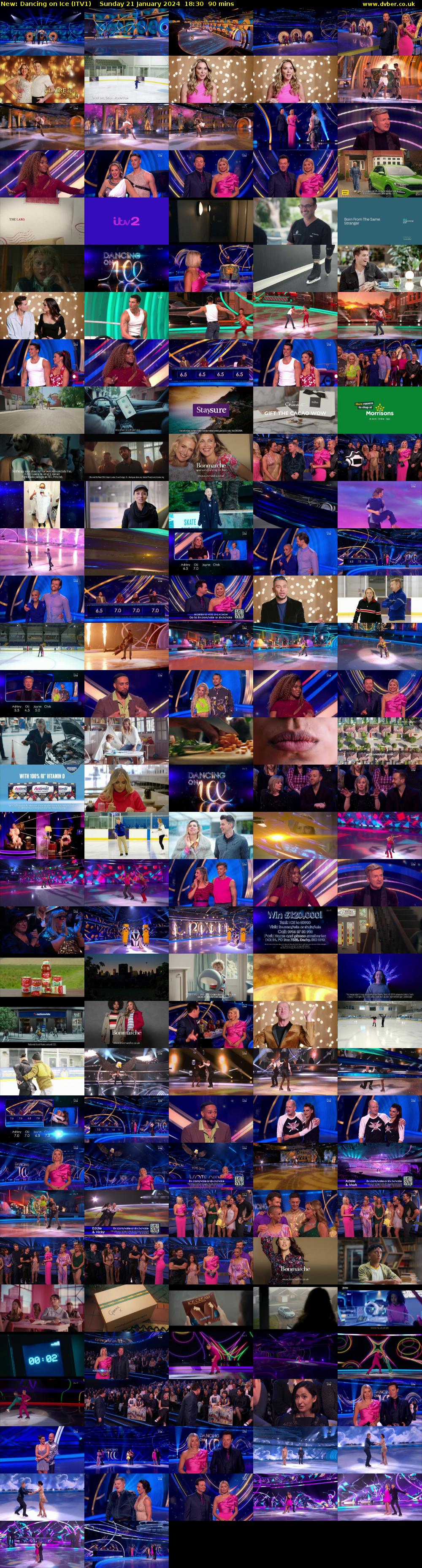 Dancing on Ice (ITV1) Sunday 21 January 2024 18:30 - 20:00