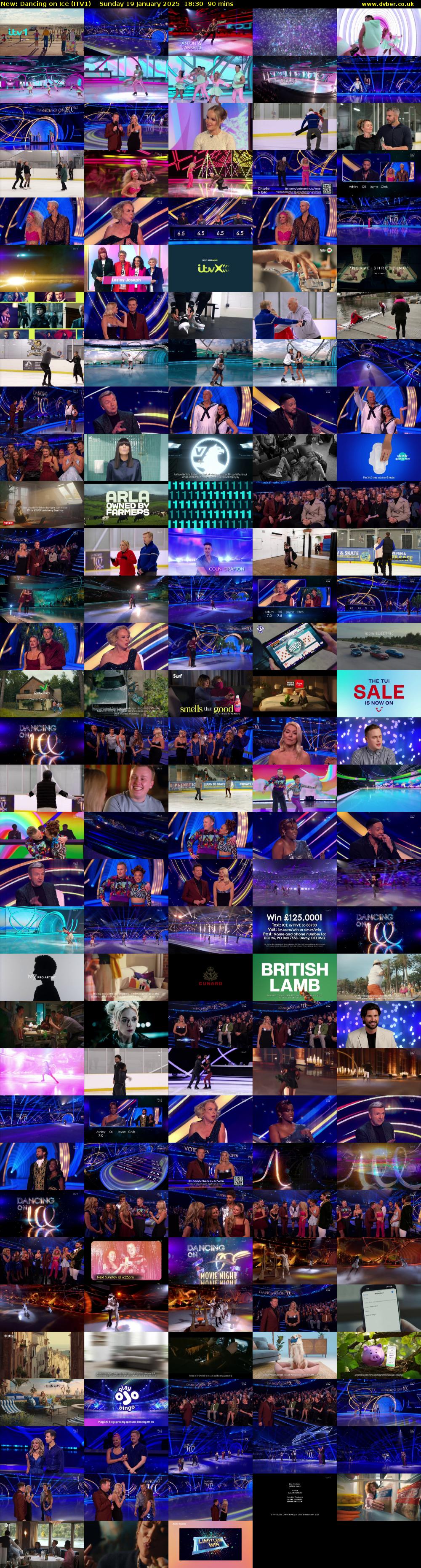 Dancing on Ice (ITV1) Sunday 19 January 2025 18:30 - 20:00
