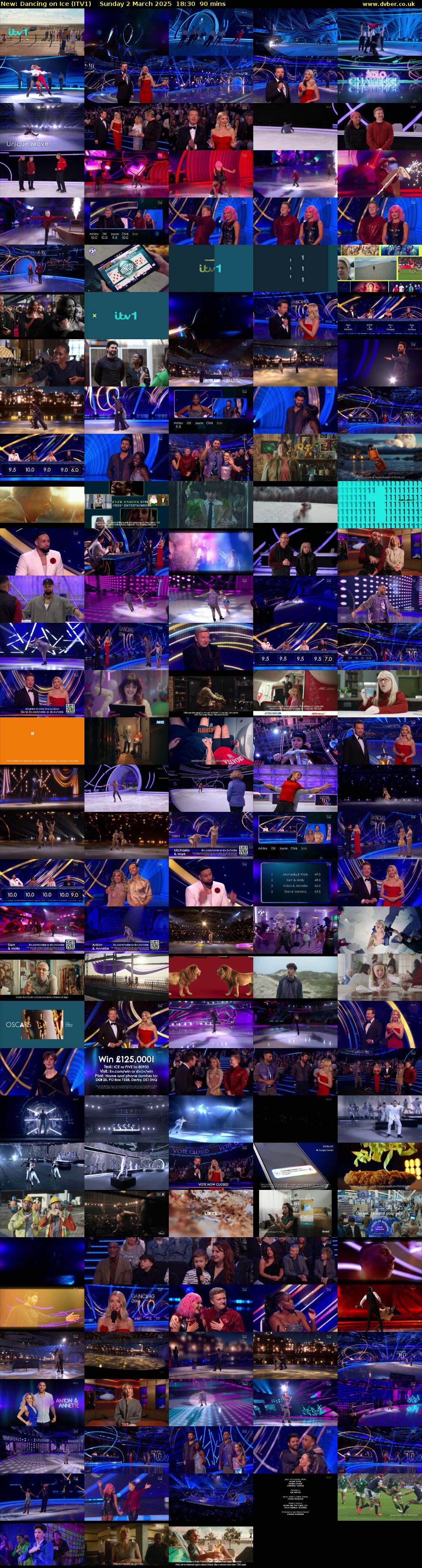 Dancing on Ice (ITV1) Sunday 2 March 2025 18:30 - 20:00