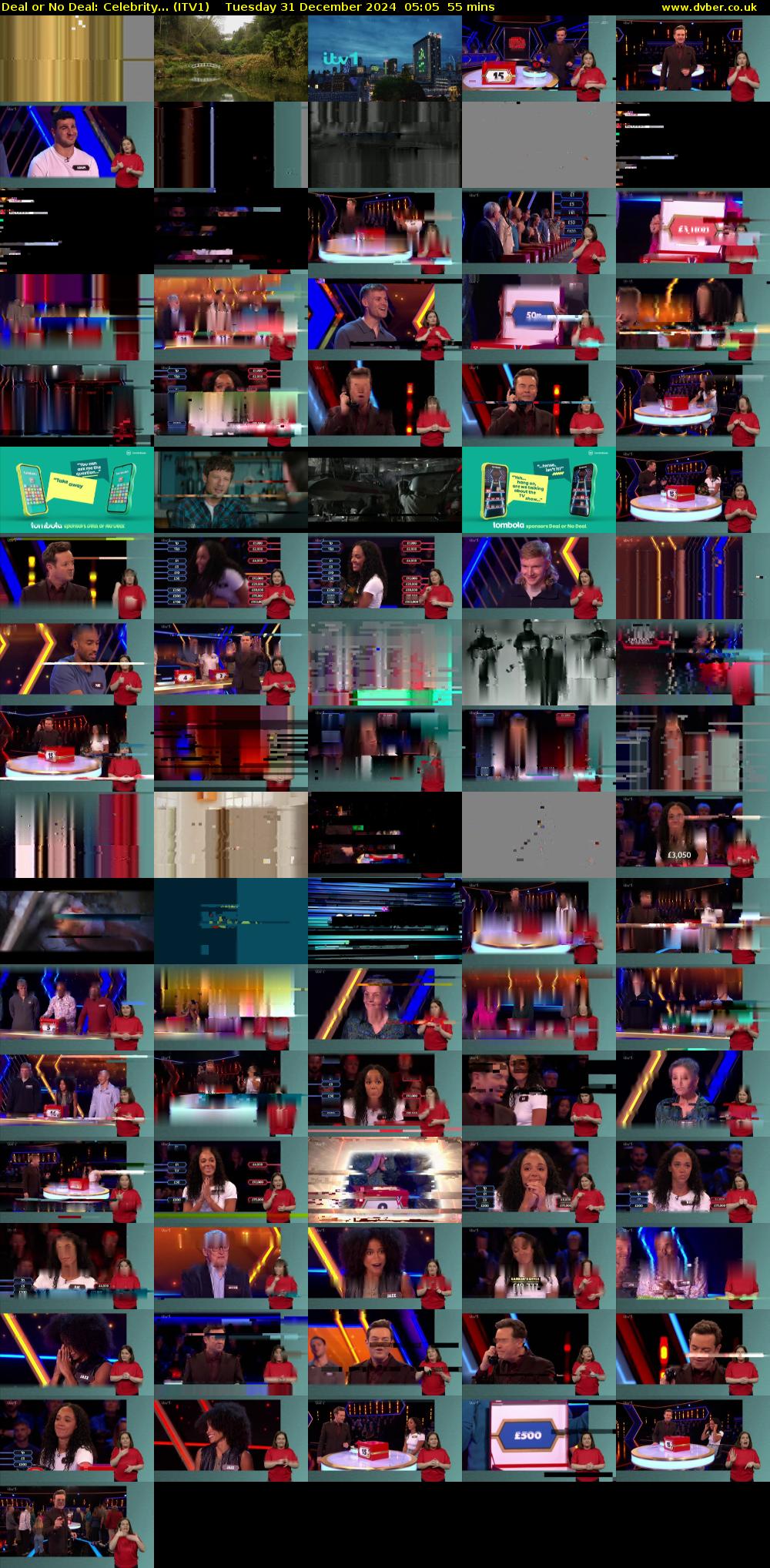 Deal or No Deal: Celebrity... (ITV1) Tuesday 31 December 2024 05:05 - 06:00