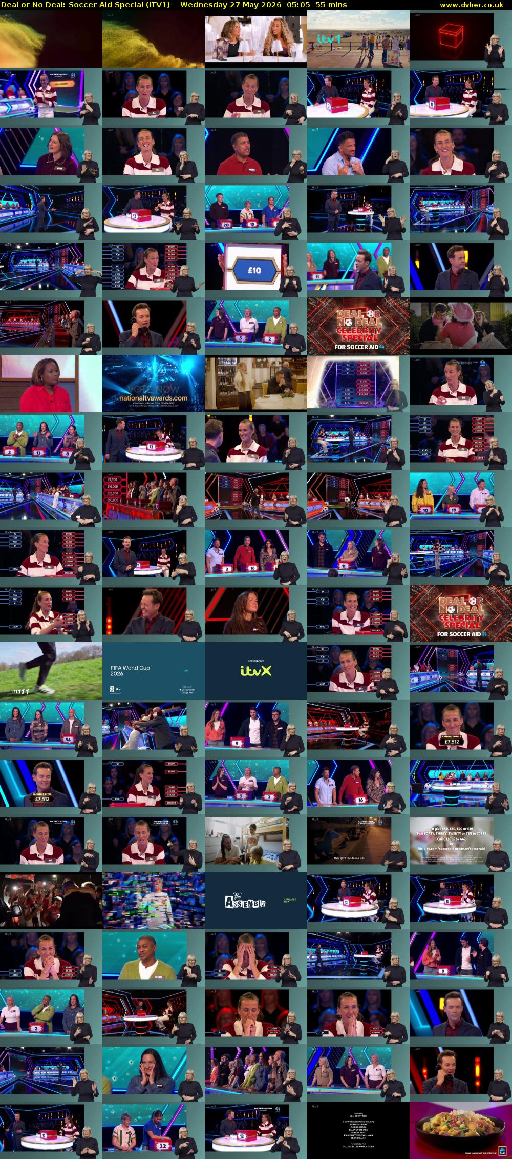 Deal or No Deal: Soccer Aid Special (ITV1) Wednesday 27 May 2026 05:05 - 06:00