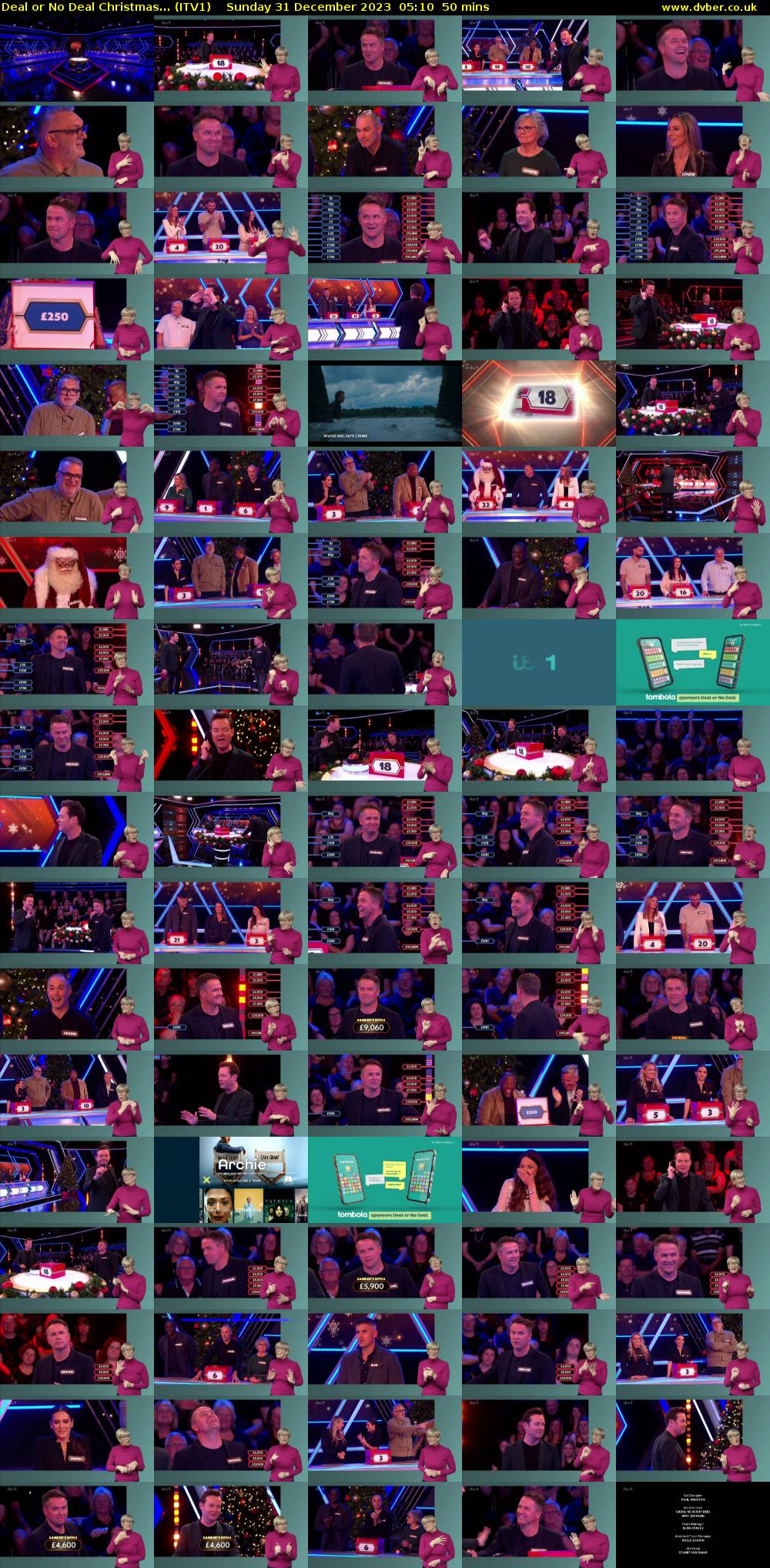 Deal or No Deal Christmas... (ITV1) Sunday 31 December 2023 05:10 - 06:00