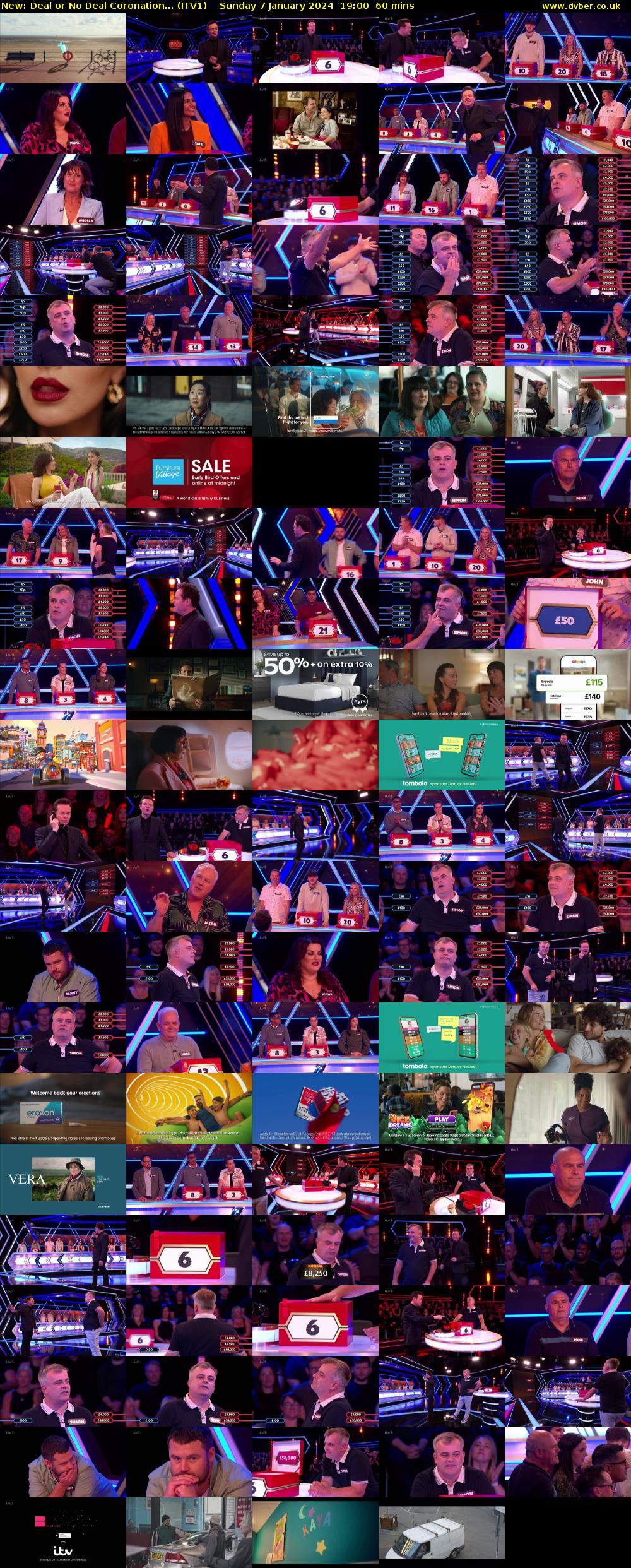 Deal or No Deal Coronation... (ITV1) Sunday 7 January 2024 19:00 - 20:00