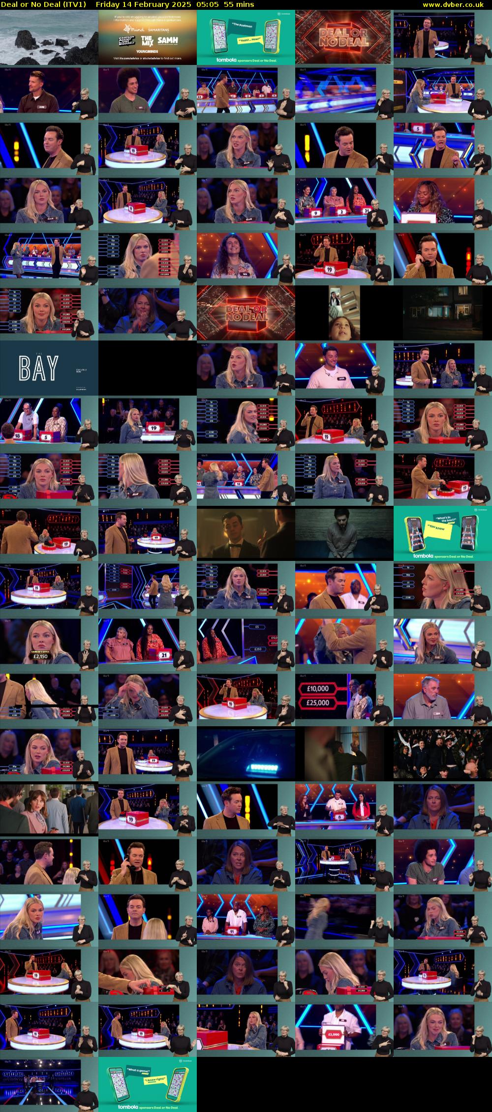 Deal or No Deal (ITV1) Friday 14 February 2025 05:05 - 06:00