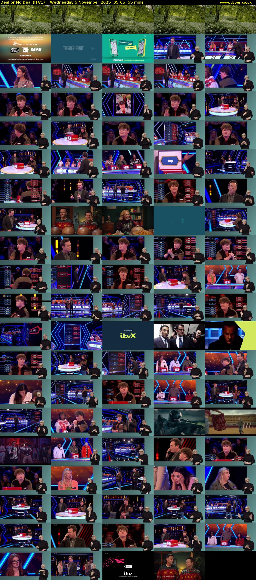 Deal or No Deal (ITV1) Wednesday 5 November 2025 05:05 - 06:00