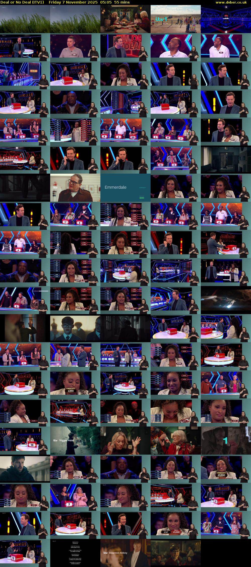 Deal or No Deal (ITV1) Friday 7 November 2025 05:05 - 06:00