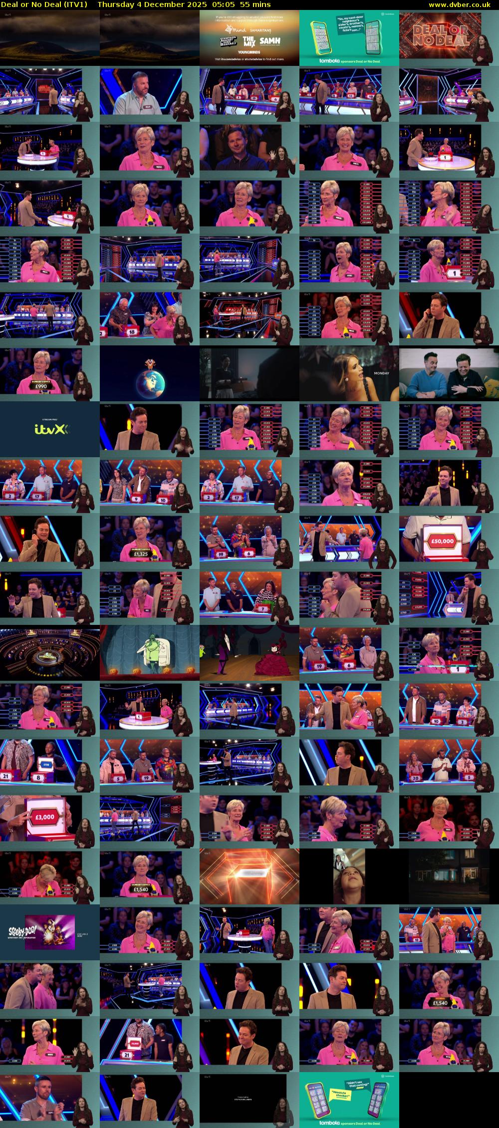 Deal or No Deal (ITV1) Thursday 4 December 2025 05:05 - 06:00