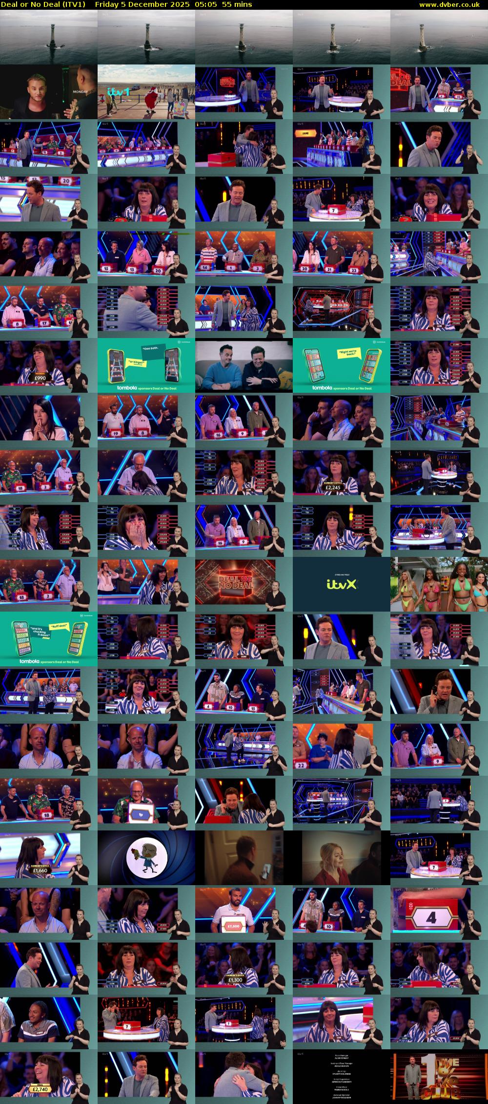 Deal or No Deal (ITV1) Friday 5 December 2025 05:05 - 06:00