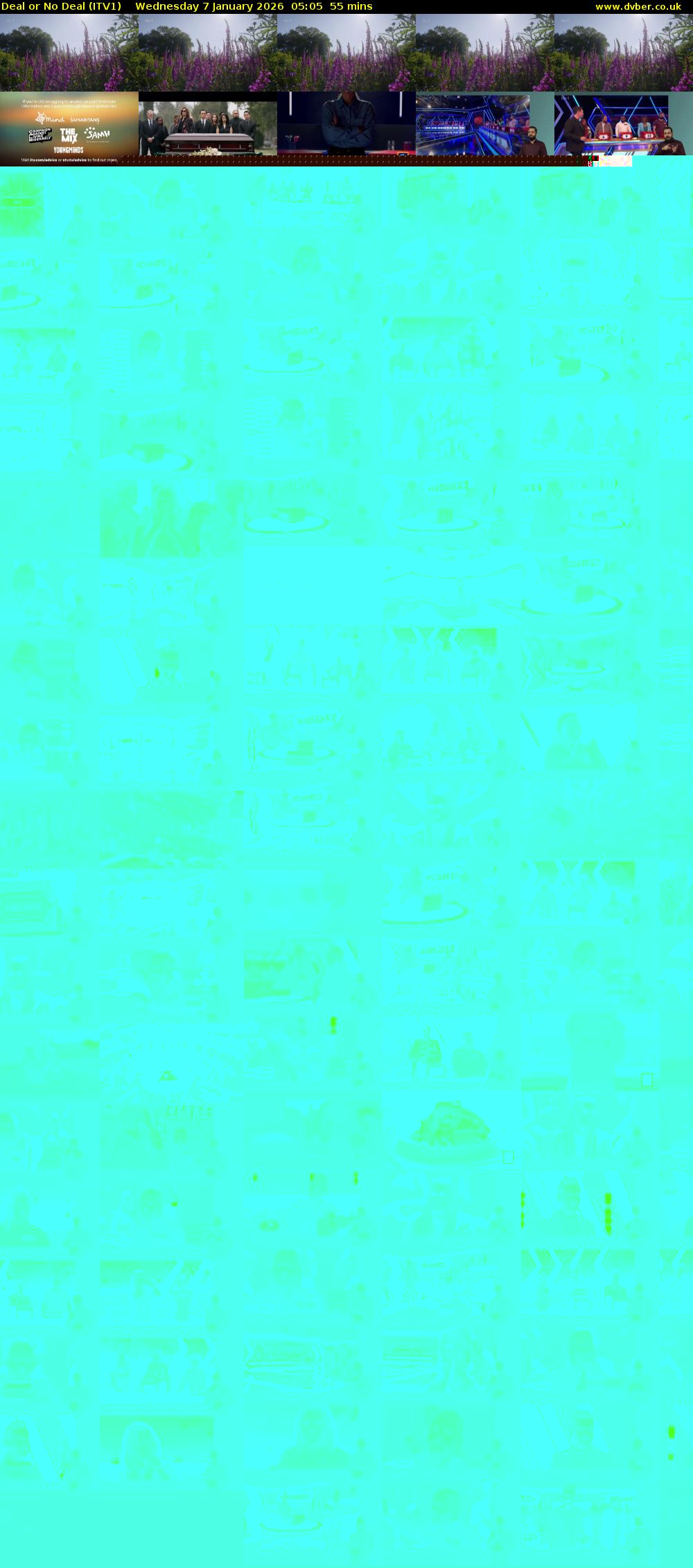 Deal or No Deal (ITV1) Wednesday 7 January 2026 05:05 - 06:00