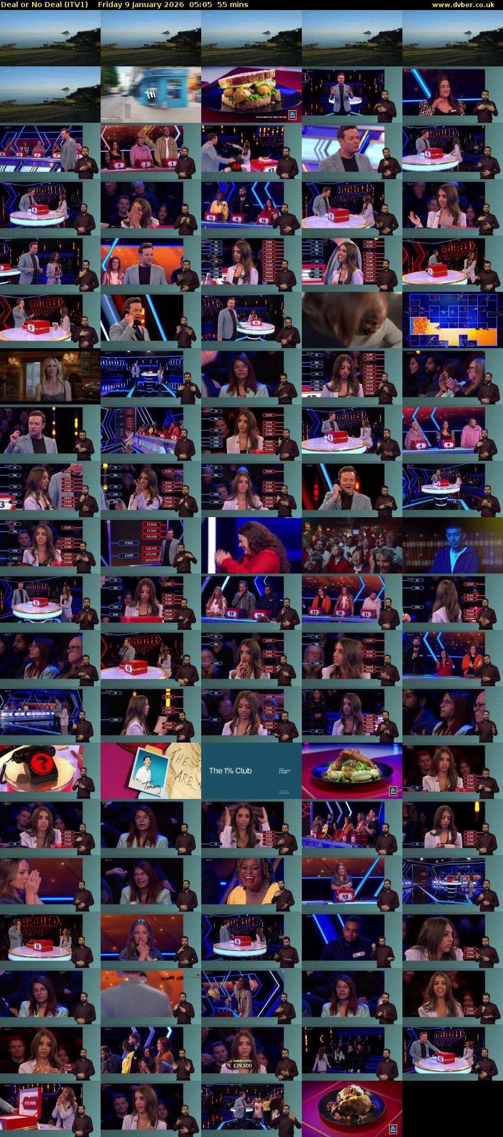 Deal or No Deal (ITV1) Friday 9 January 2026 05:05 - 06:00