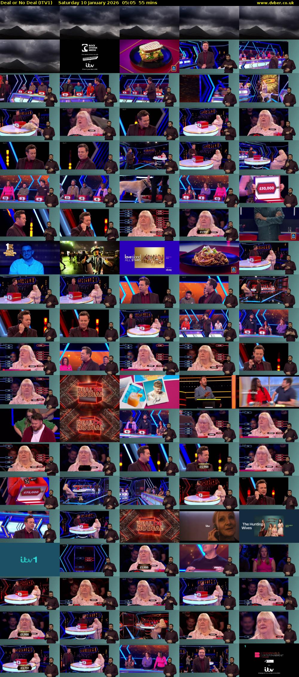Deal or No Deal (ITV1) Saturday 10 January 2026 05:05 - 06:00