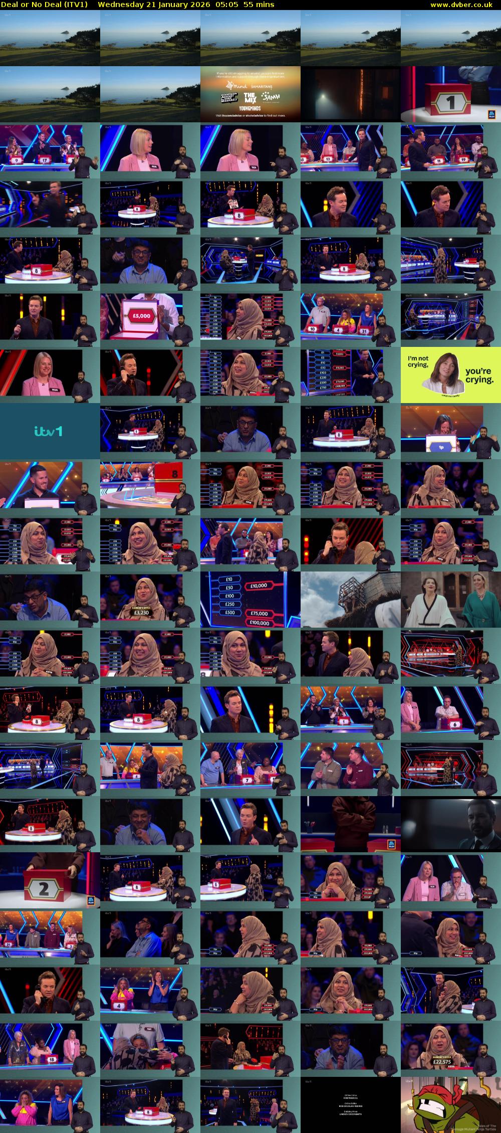 Deal or No Deal (ITV1) Wednesday 21 January 2026 05:05 - 06:00