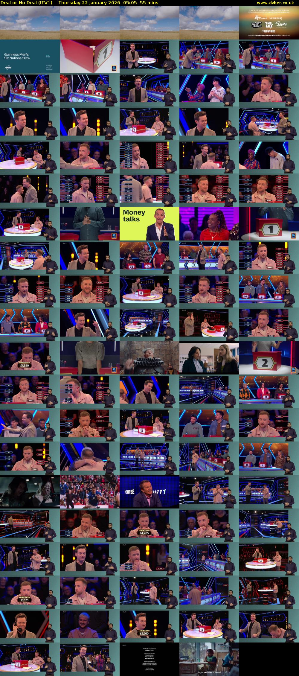 Deal or No Deal (ITV1) Thursday 22 January 2026 05:05 - 06:00