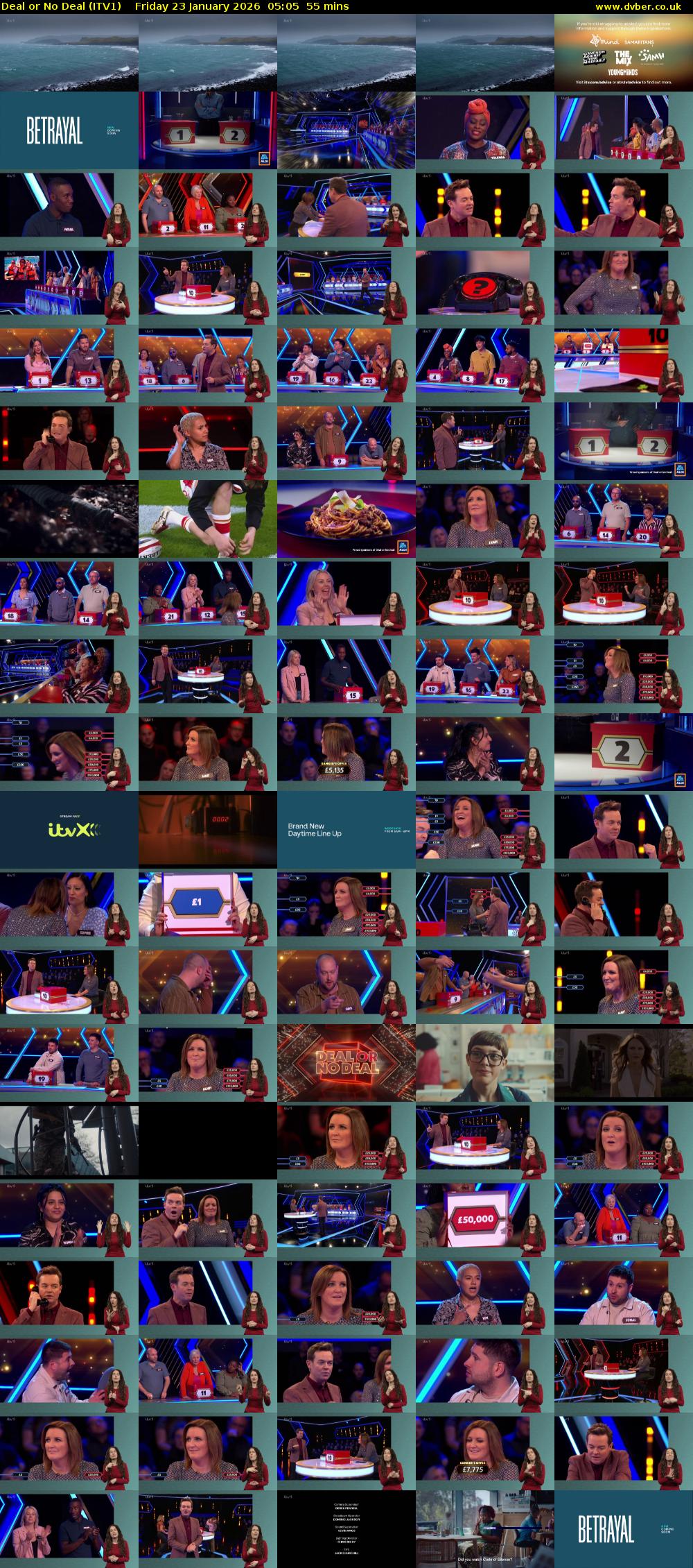 Deal or No Deal (ITV1) Friday 23 January 2026 05:05 - 06:00