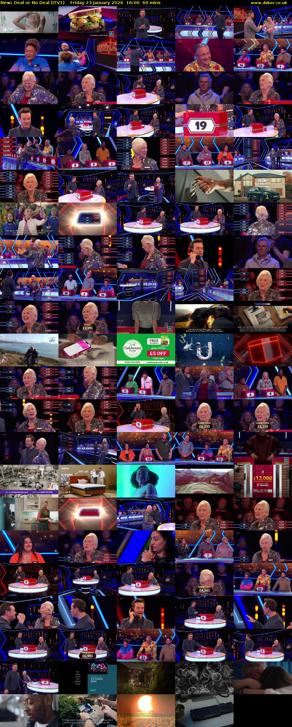 Deal or No Deal (ITV1) Friday 23 January 2026 16:00 - 17:00