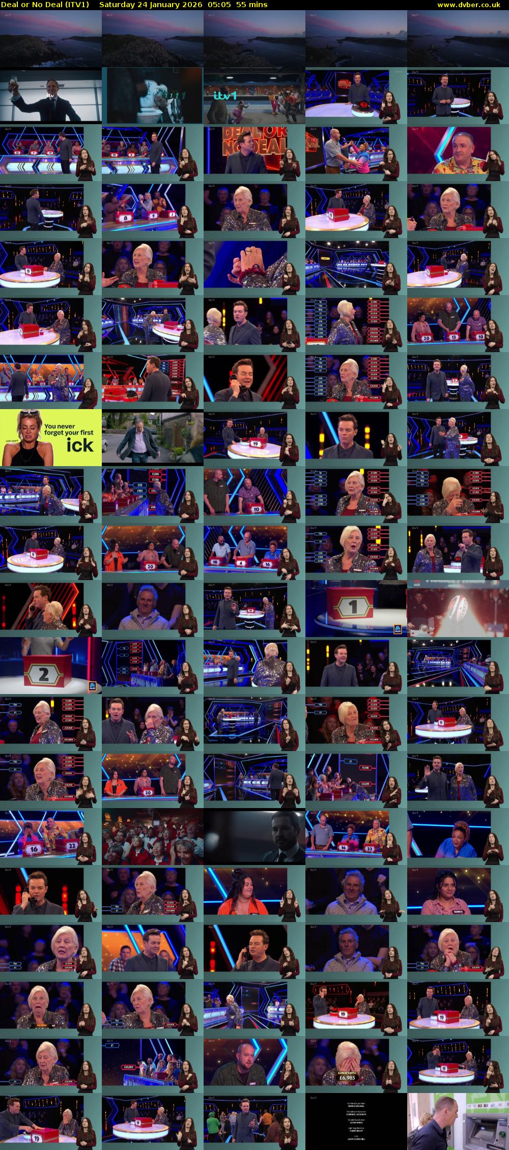 Deal or No Deal (ITV1) Saturday 24 January 2026 05:05 - 06:00