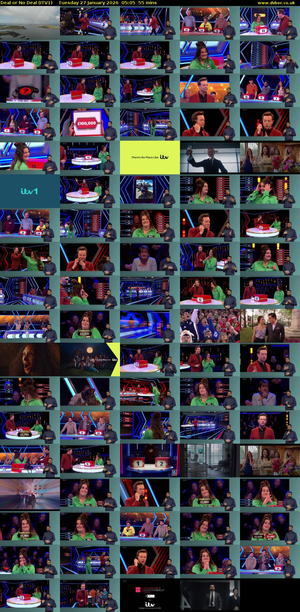 Deal or No Deal (ITV1) Tuesday 27 January 2026 05:05 - 06:00