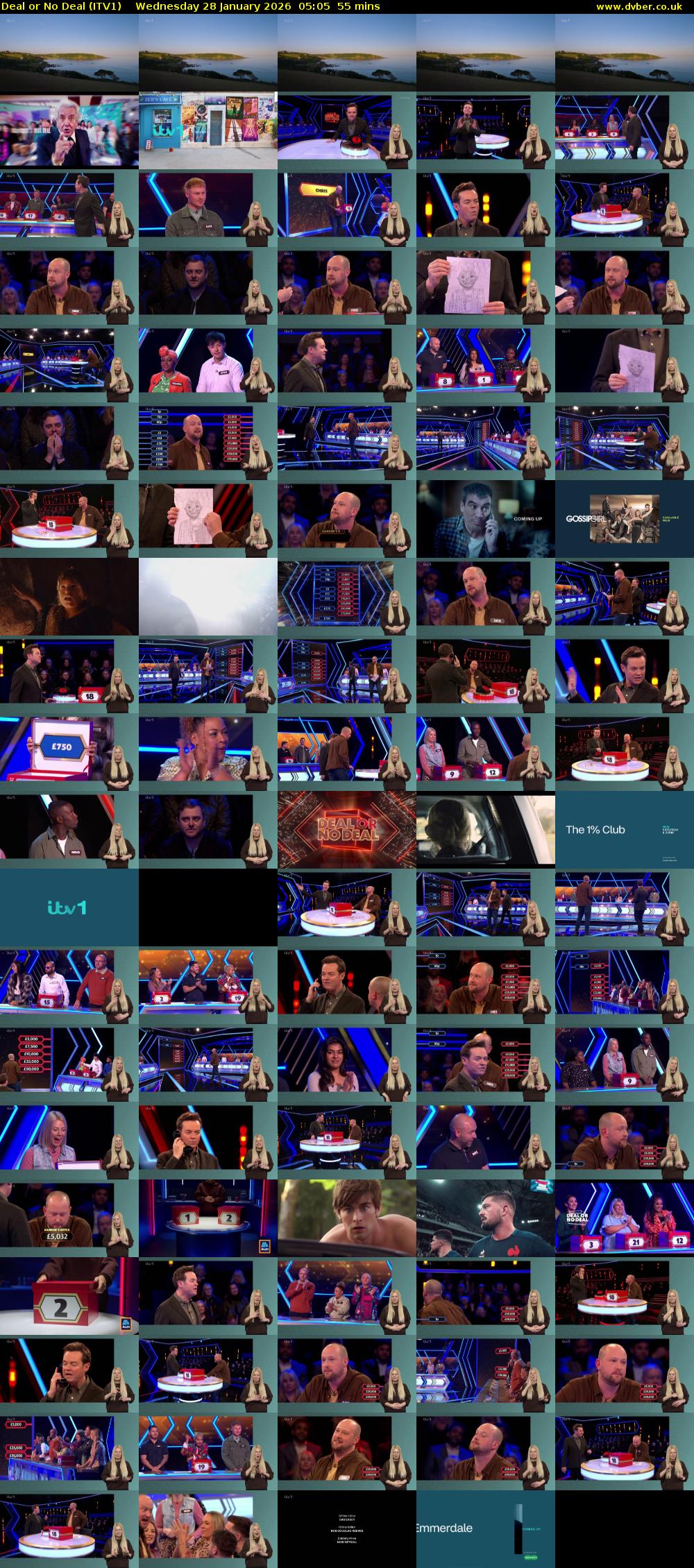 Deal or No Deal (ITV1) Wednesday 28 January 2026 05:05 - 06:00