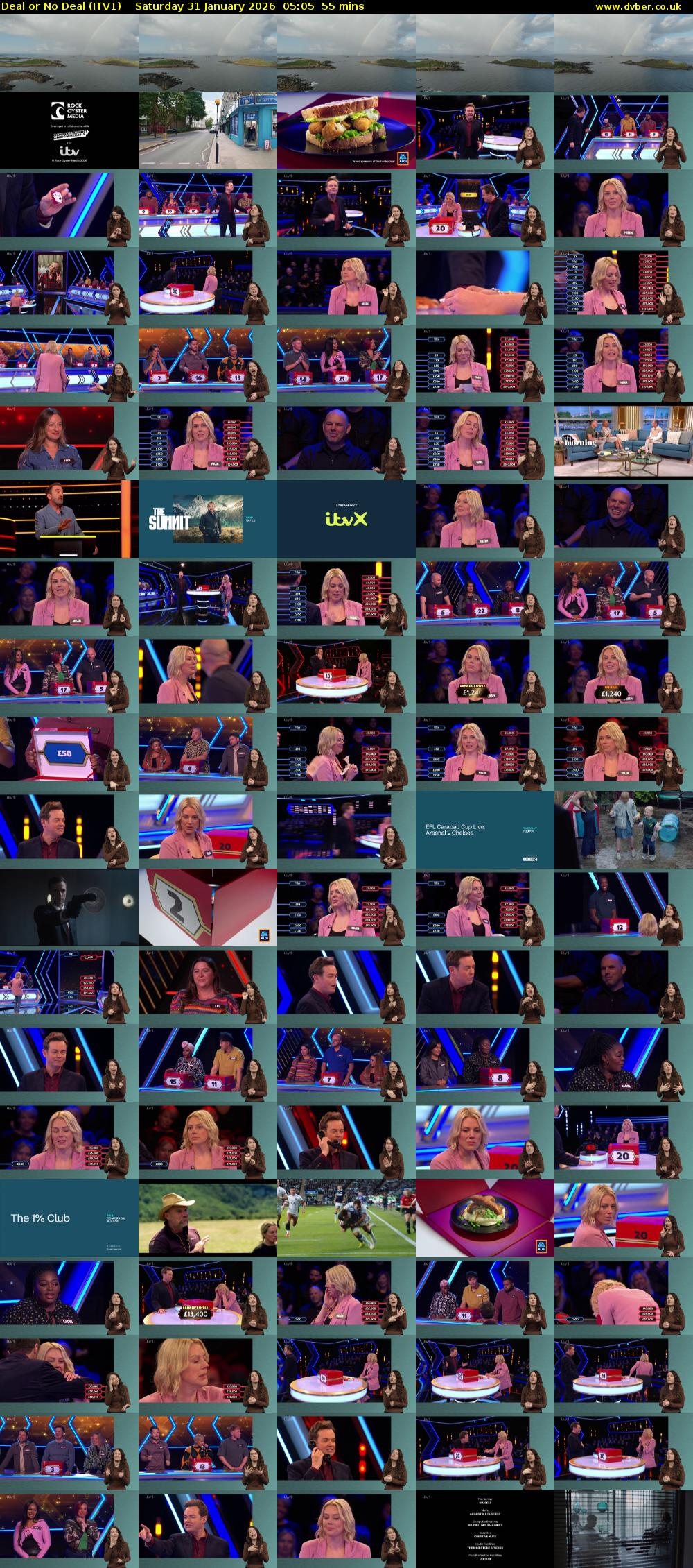 Deal or No Deal (ITV1) Saturday 31 January 2026 05:05 - 06:00