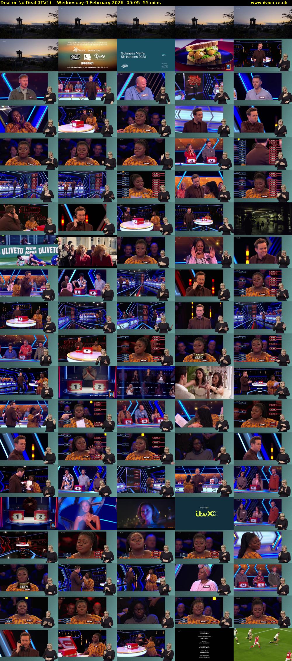 Deal or No Deal (ITV1) Wednesday 4 February 2026 05:05 - 06:00