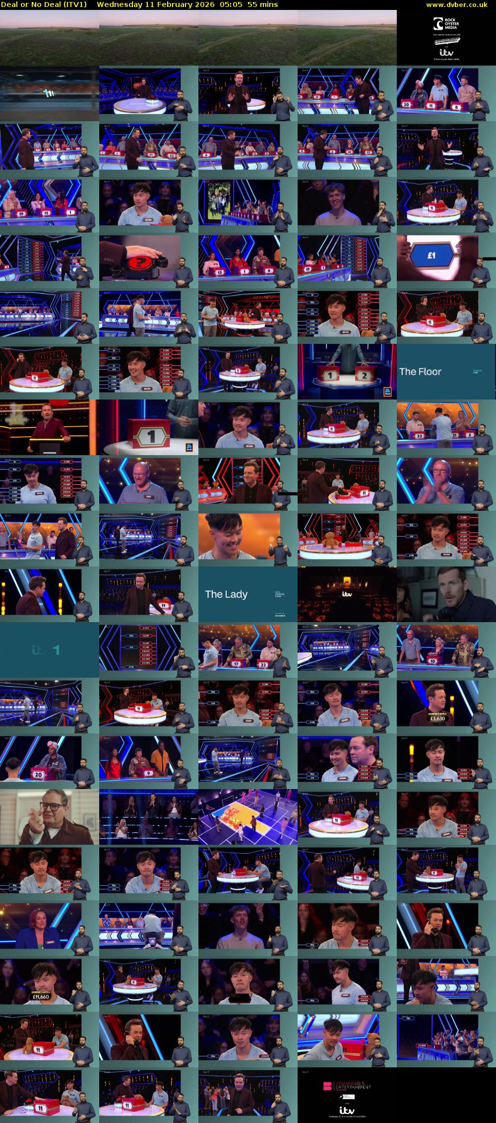 Deal or No Deal (ITV1) Wednesday 11 February 2026 05:05 - 06:00