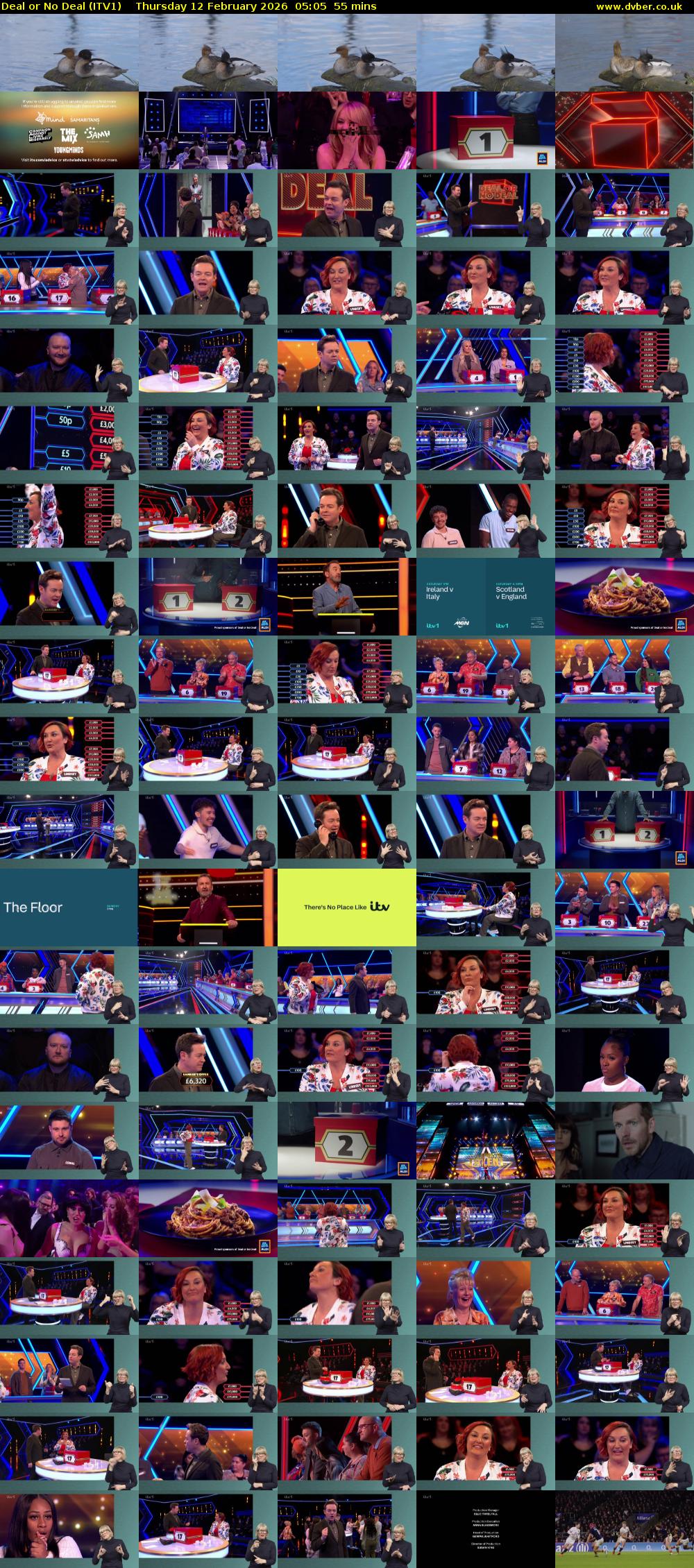 Deal or No Deal (ITV1) Thursday 12 February 2026 05:05 - 06:00