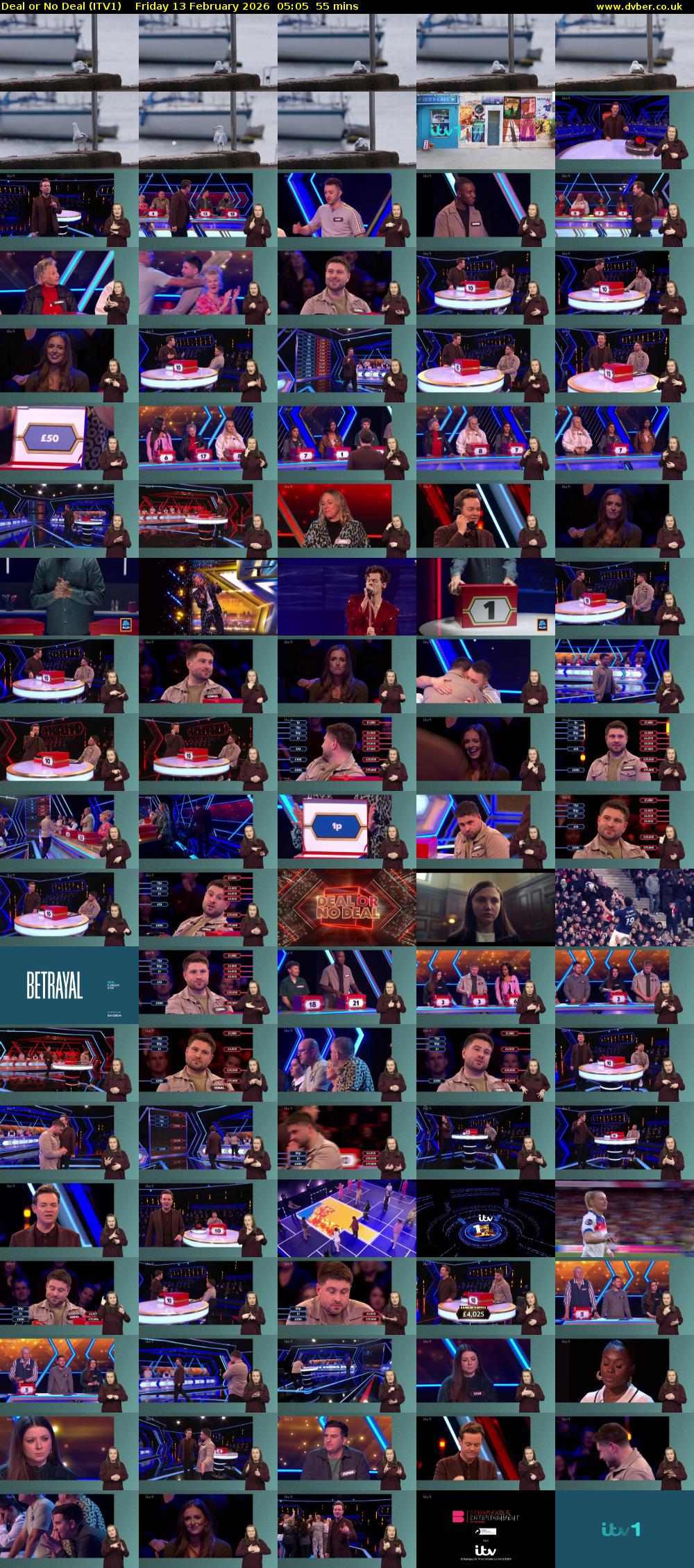 Deal or No Deal (ITV1) Friday 13 February 2026 05:05 - 06:00