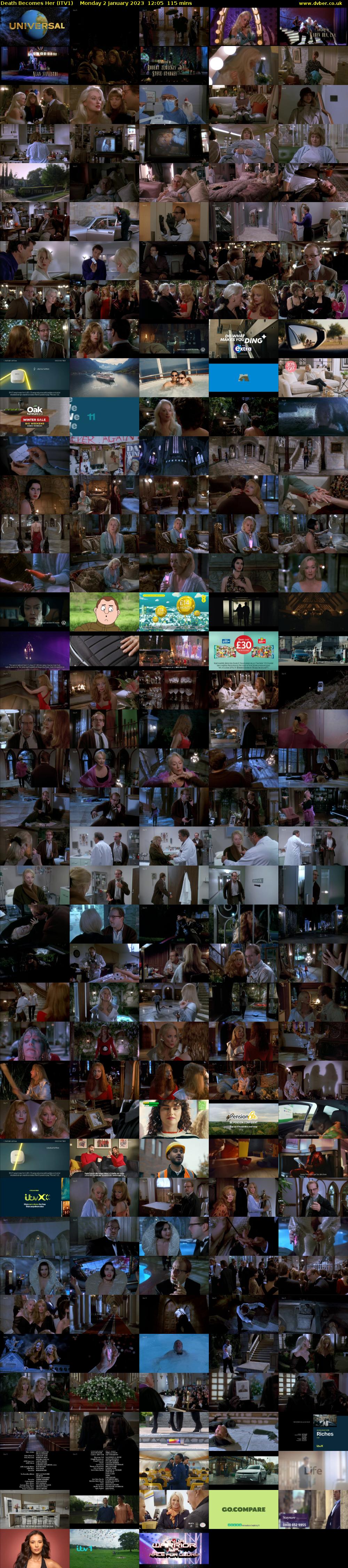 Death Becomes Her (ITV1) Monday 2 January 2023 12:05 - 14:00