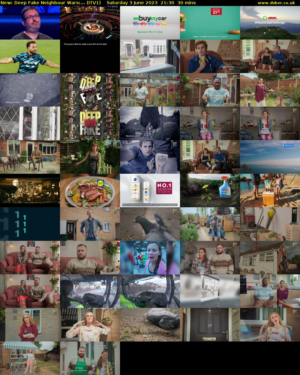 Deep Fake Neighbour Wars:... (ITV1) Saturday 3 June 2023 21:30 - 22:00