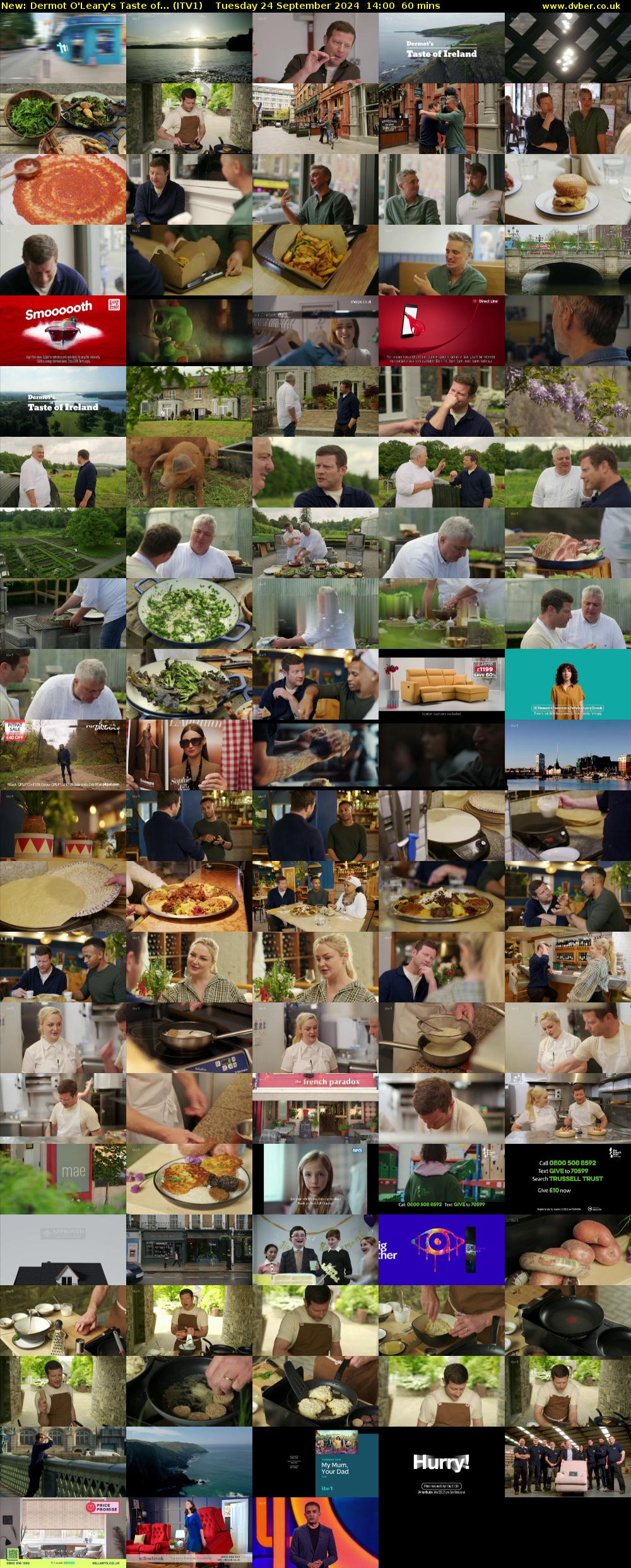 Dermot O'Leary's Taste of... (ITV1) Tuesday 24 September 2024 14:00 - 15:00