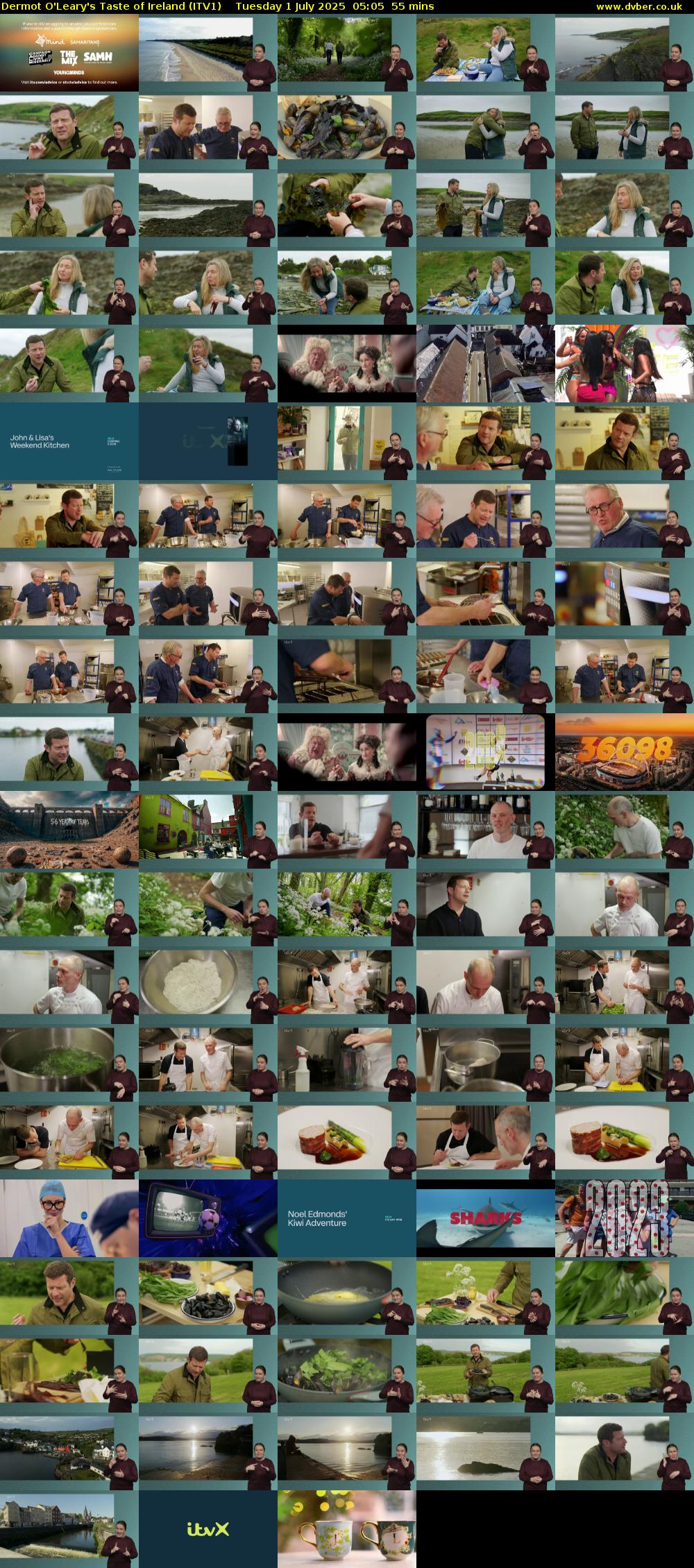 Dermot O'Leary's Taste of Ireland (ITV1) Tuesday 1 July 2025 05:05 - 06:00