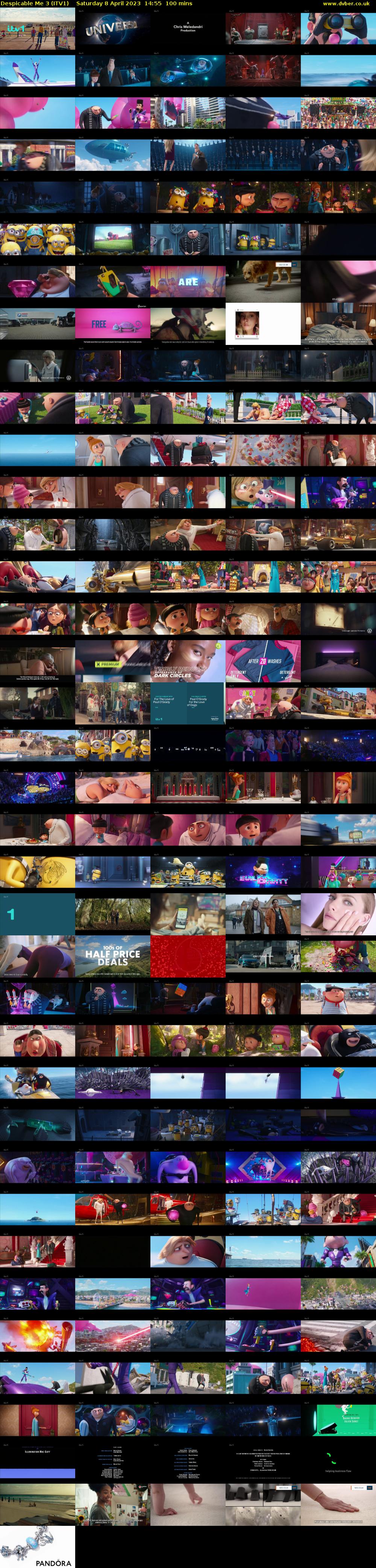 Despicable Me 3 (ITV1) Saturday 8 April 2023 14:55 - 16:35