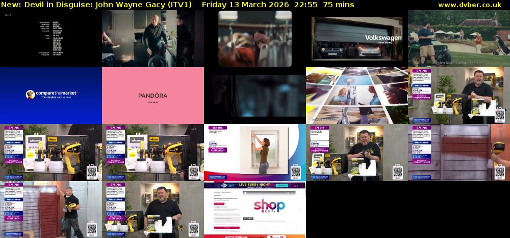 Devil in Disguise: John Wayne Gacy (ITV1) Friday 13 March 2026 22:55 - 00:10