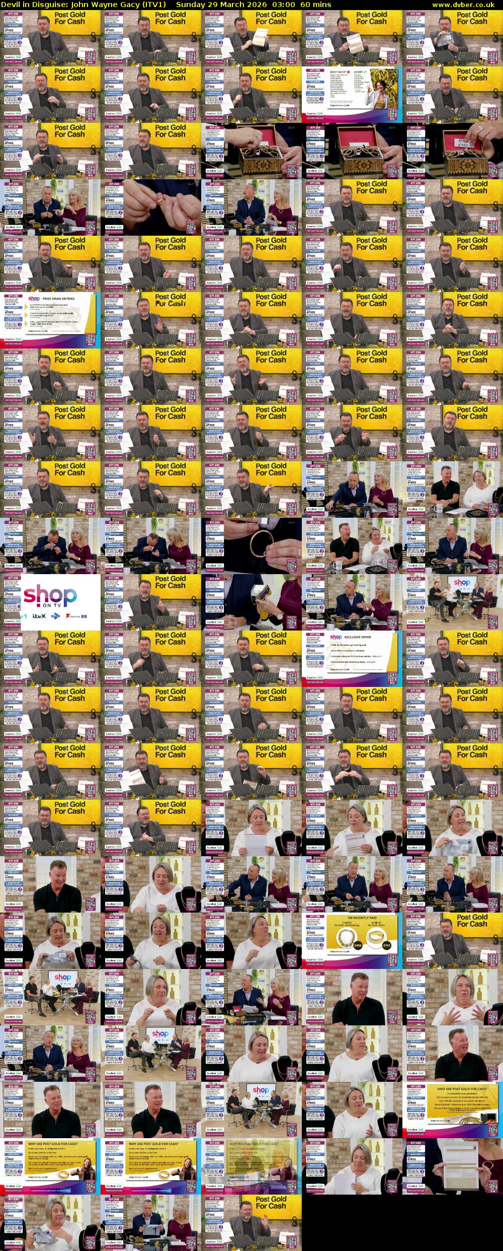 Devil in Disguise: John Wayne Gacy (ITV1) Sunday 29 March 2026 03:00 - 04:00