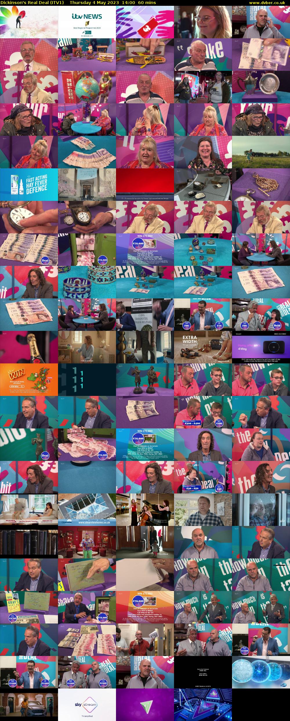 Dickinson's Real Deal (ITV1) Thursday 4 May 2023 14:00 - 15:00