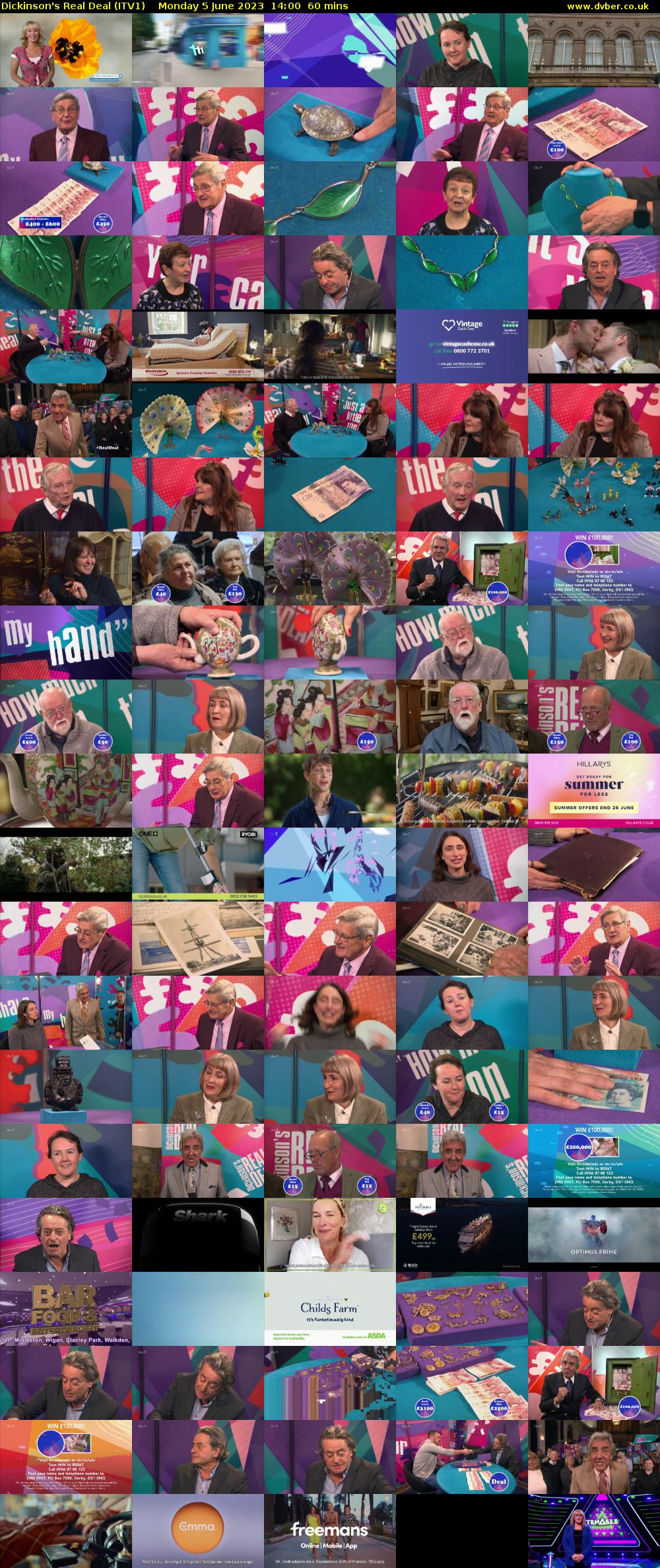 Dickinson's Real Deal (ITV1) Monday 5 June 2023 14:00 - 15:00