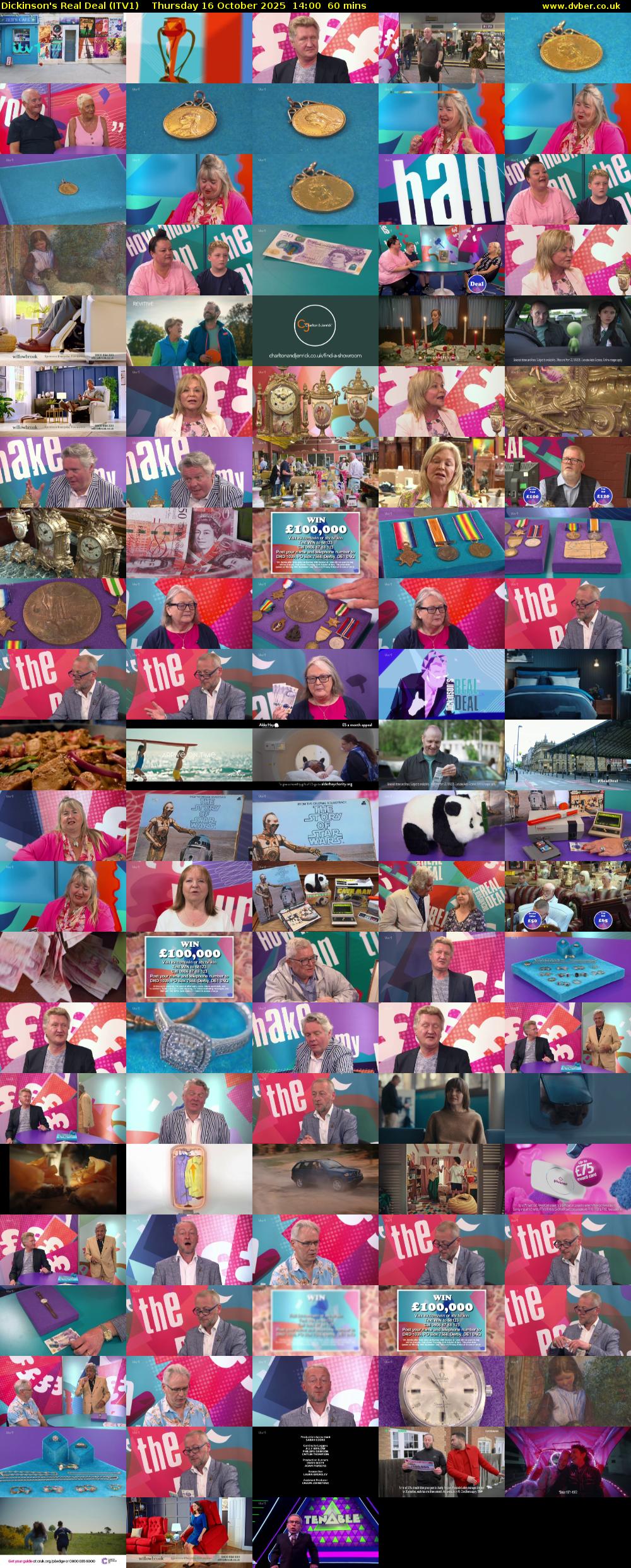 Dickinson's Real Deal (ITV1) Thursday 16 October 2025 14:00 - 15:00