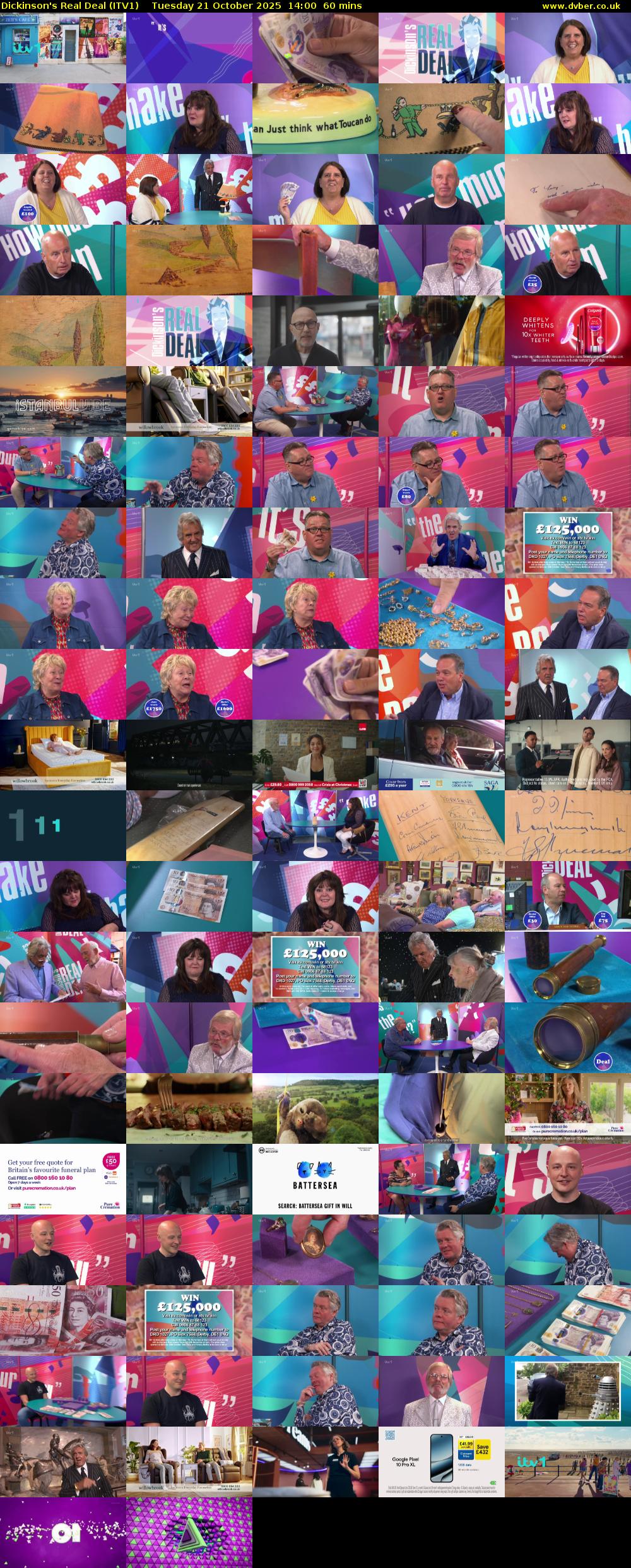 Dickinson's Real Deal (ITV1) Tuesday 21 October 2025 14:00 - 15:00