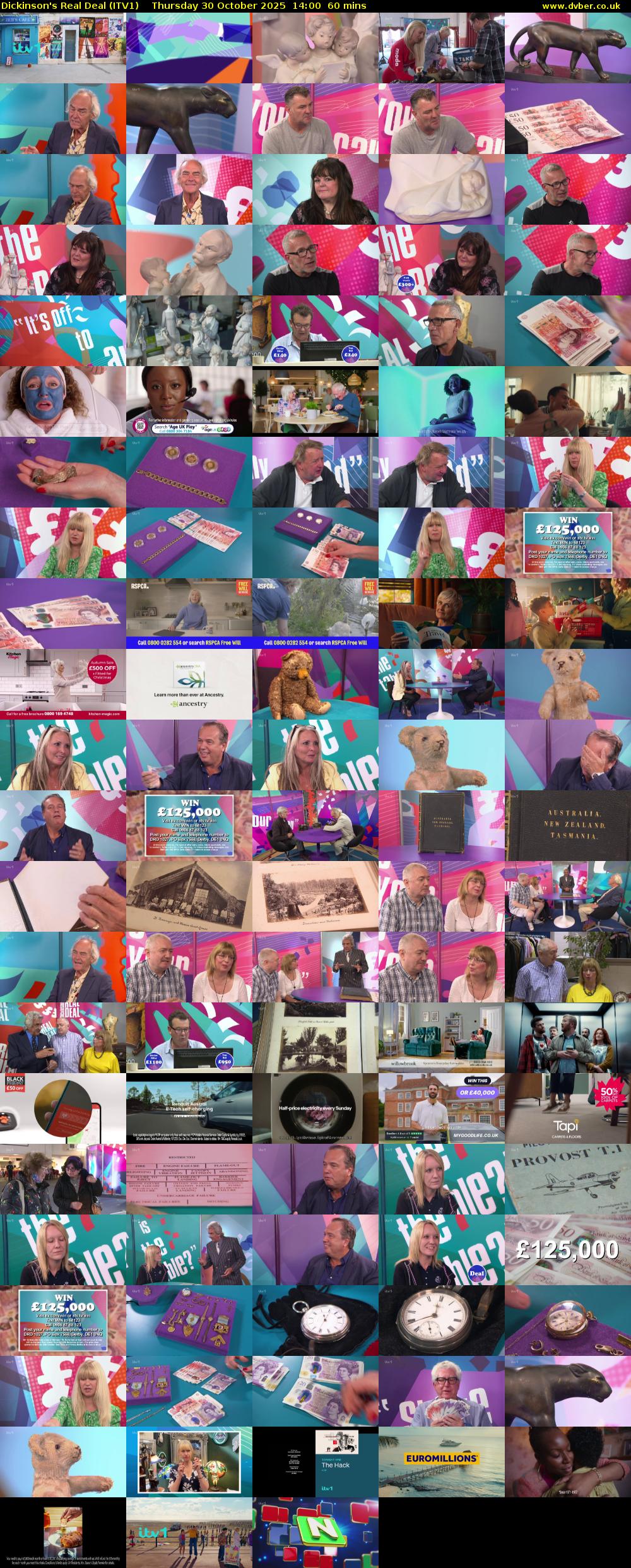 Dickinson's Real Deal (ITV1) Thursday 30 October 2025 14:00 - 15:00