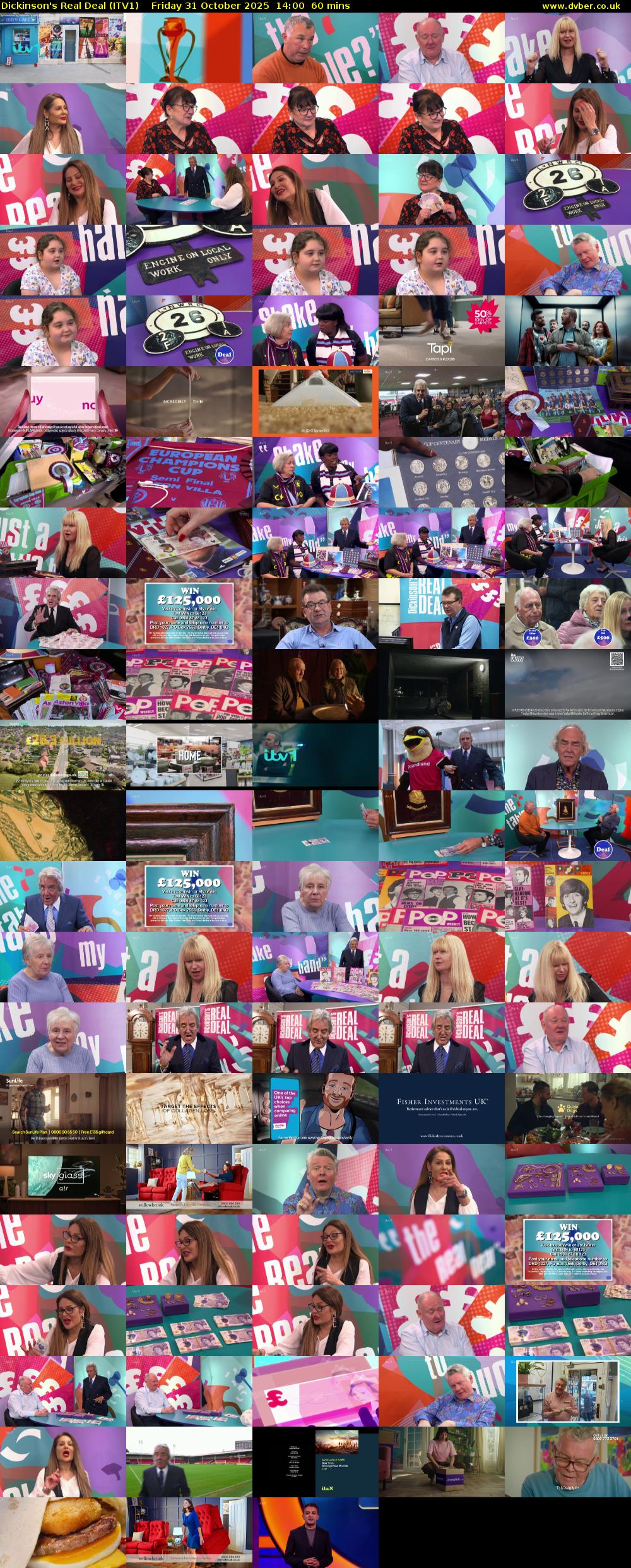 Dickinson's Real Deal (ITV1) Friday 31 October 2025 14:00 - 15:00