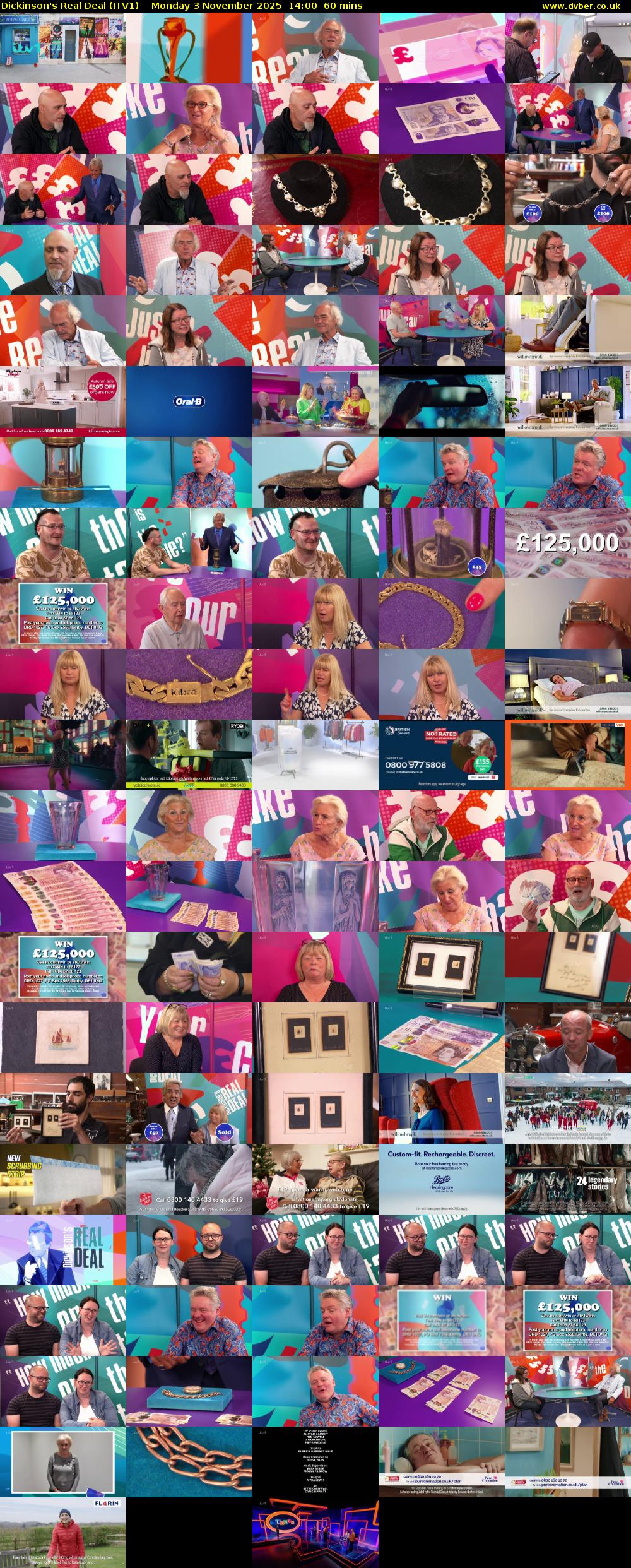 Dickinson's Real Deal (ITV1) Monday 3 November 2025 14:00 - 15:00
