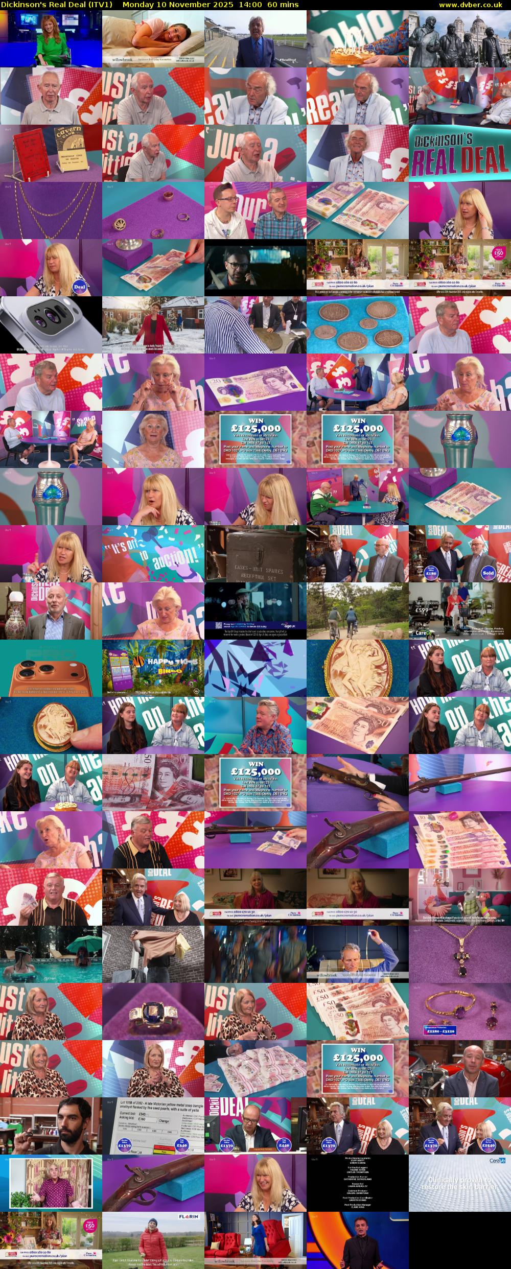 Dickinson's Real Deal (ITV1) Monday 10 November 2025 14:00 - 15:00